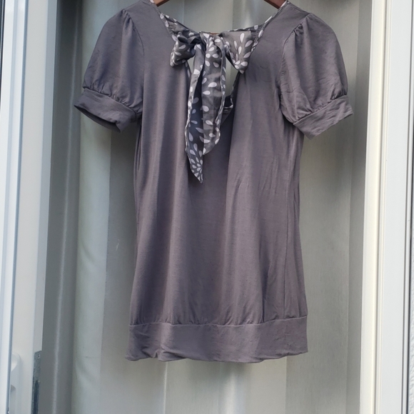 Ted Baker dreamy short sleeve shirt with tie - Picture 4 of 5